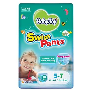 بيبي جوي سراويل سباحة مقاس XL إلى 3XL عدد 10 قطع