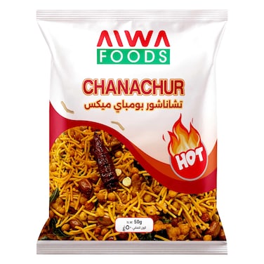 Aiwa Foods - Chanachur Hot Bombai Mix Snack 50g