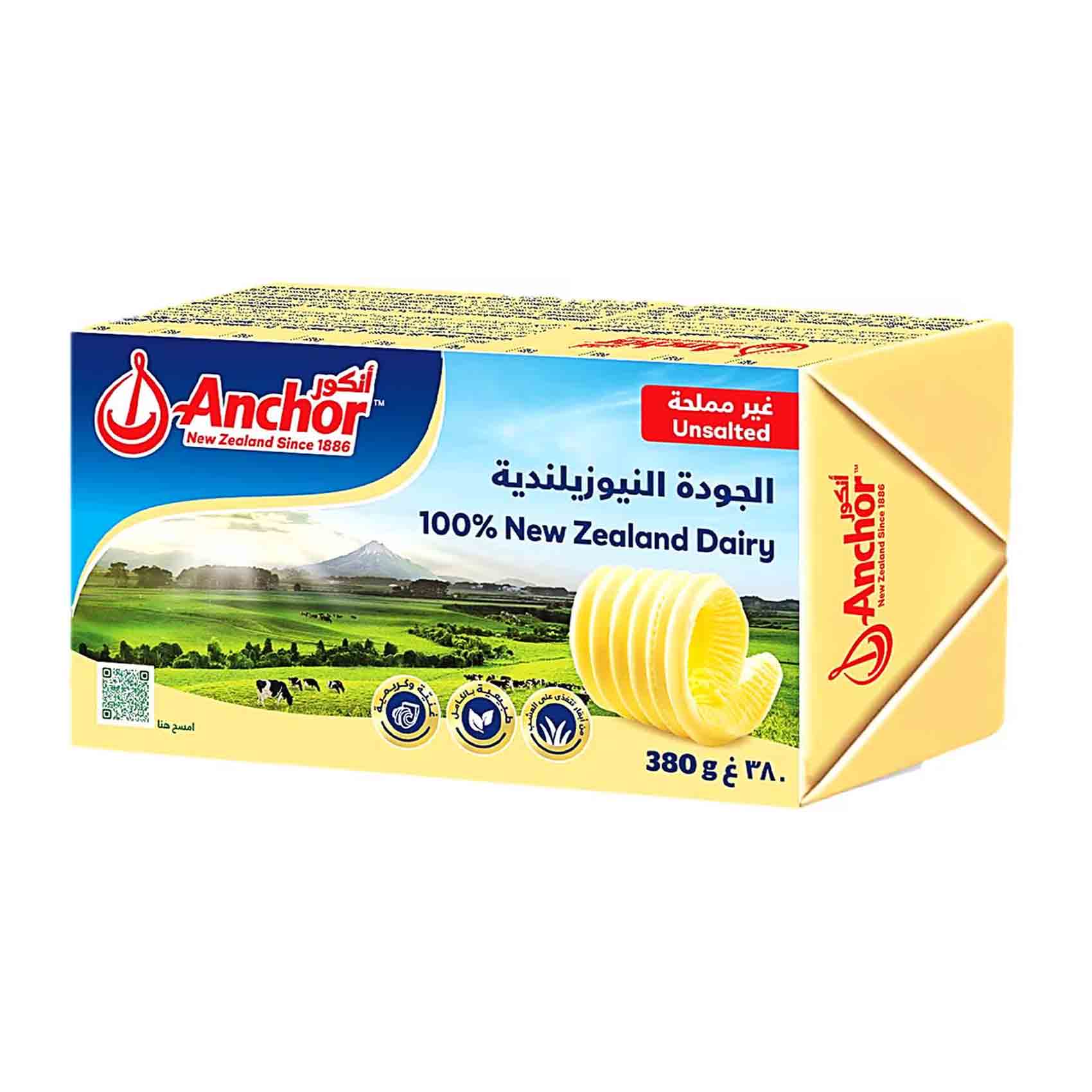 أنكور زبدة غير مملحة 380 جرام