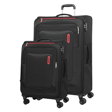 American Tourister Duncan Soft Luggage Set 2 Pieces Black