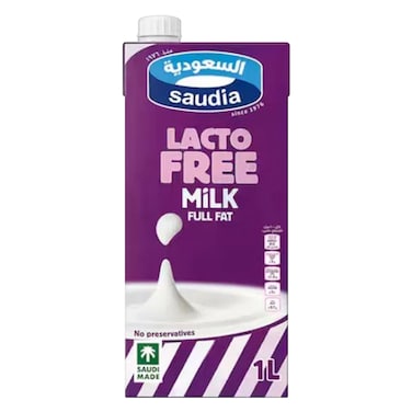 السعودية – حليب خالي الدسم وخالي اللاكتوز معقم – 1 لتر