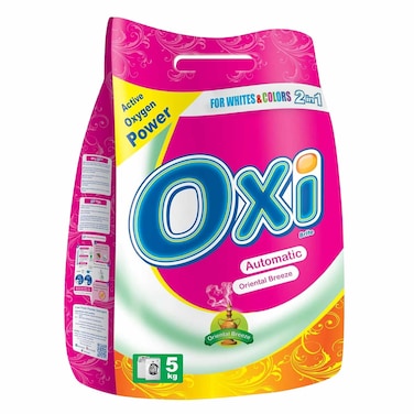 Oxi Brite - Detergent Active Oxygen Power, High Foam, For Semi-Automatic Washers, Oriental Breeze, Polybag, 5kg