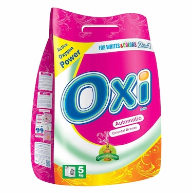 Oxi Brite - Detergent Active Oxygen Power, Low Foam, For Automatic Washers, Orient Breeze, Polybag, 5kg