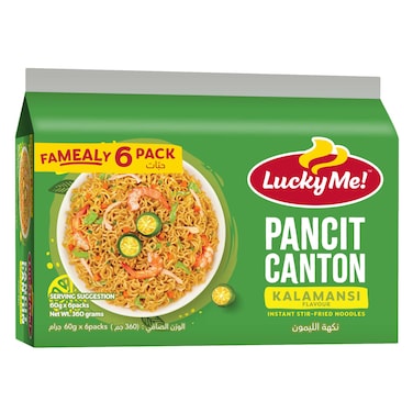 Lucky Me! Pancit Canton Noodle 60gx6