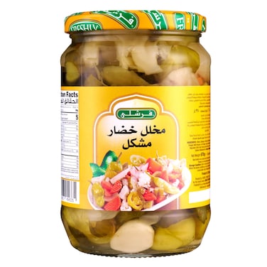 فريشلي مخلل خضراوات مشكلة 670 جرام