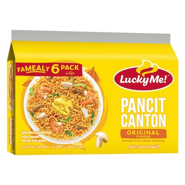 Lucky Me Pancit Canton Original 60g x6