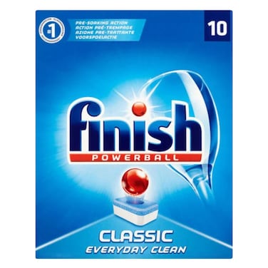 Finish Vanish Classic Dishwasher Tablets 10 Tablets