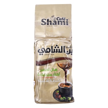 بن الشامي - قهوة تركية مطحونة مع خلاصة الهيل الذهبي 180 جرام