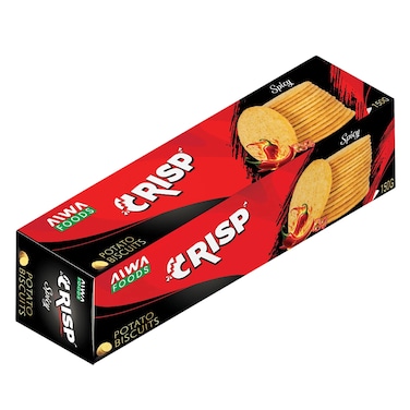 Aiwa Foods - Potato Crispy Biscuits Spicy 150g