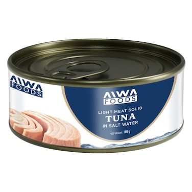 آيوا فودز تونة قطعة واحدة في الماء 185 جرام