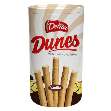 Delita Dunes - Vanilla Wafer Rolls 250g
