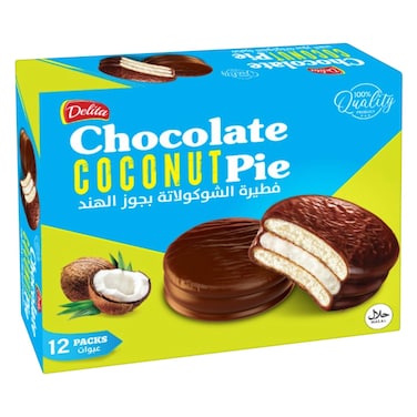 ديليتا فطيرة شوكولاتة بجوز الهند 300 جرام