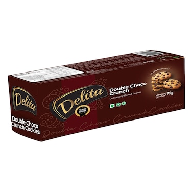 Delita - Duble Choco Crunch Cookies 75g