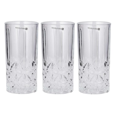 رويال فورد – أكواب هاي بول زجاجية – 3 قطع
