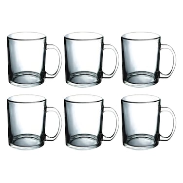 Royalford Glass Mug Set 3 Pieces