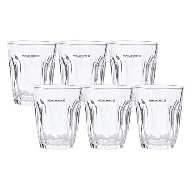 Royalford Glass Tumbler Set &ndash; 6 Pieces