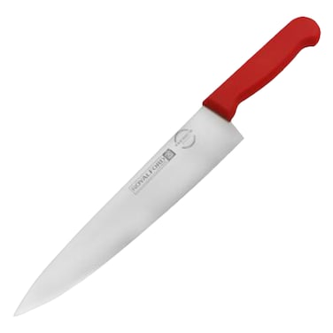 Royalford Chef Knife Red Handle 8 Inch