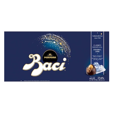 باتشي بيروجينا - شوكولاتة داكنة محشوة بالبندق، علبة 225 جرام