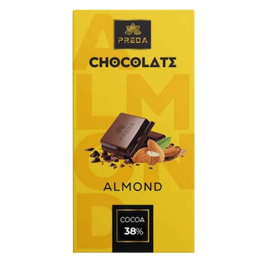 Preda - Milk Chocolate With Almond 80g