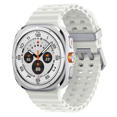 ساعة سامسونج جالاكسي واتش ألترا 47 مم، لون أبيض تيتانيوم ذكي، يدعم تقنية LTE (SM-L705FZWA)