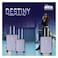 DESTINY - Hard trolley luggage set of 3 pieces, Silver