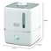Black &amp; Decker 25W Compact Ultrasonic Air Humidifier White (Hm3000-B5)