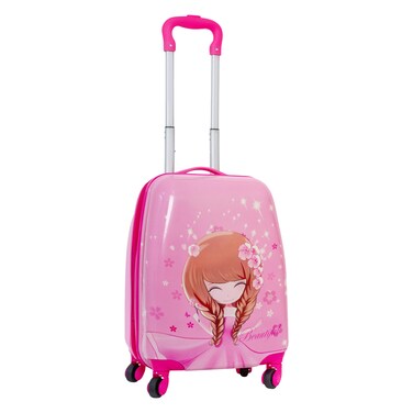 Princess Kids Hard Trolley 40.6cm Pink