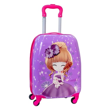 Princess Kids Hard Trolly 40.6cm Purple
