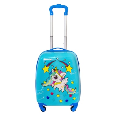 Unicorn Kids Hard Trolley 40.6cm Blue