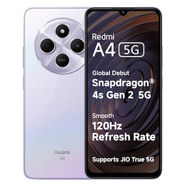 Xiaomi Redmi A4 4GB Ram, 128GB Storage, 5G Dual SIM Smartphone 6.88 Inch Purple