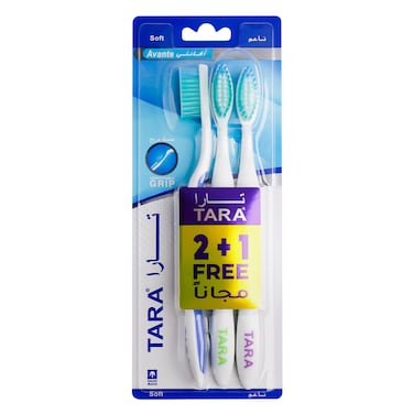 Tara Avante Soft Toothbrushes 3 Pieces