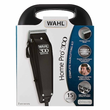 واهل طقم قص الشعر هوم برو 300 سيريز (15 قطعة) أسود (9247-133)