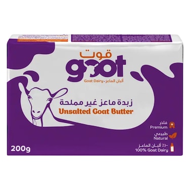 Goot Unsalted Goat Butter 200g