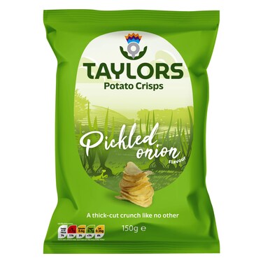 Taylors Pickled Onion Potato Chips 150g