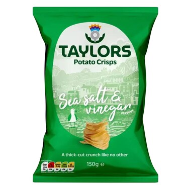Taylors Sea Salt &amp; Vinegar Potato Chips 150g