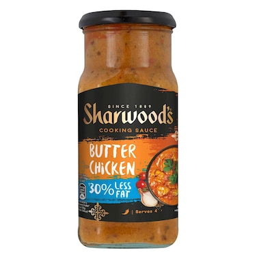 Sharwood&#39;s Butter Chicken Sauce 30% Less Fat 420g