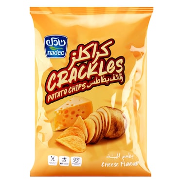 نادك كراكلز شيبس بنكهة الجبنة 155 جرام