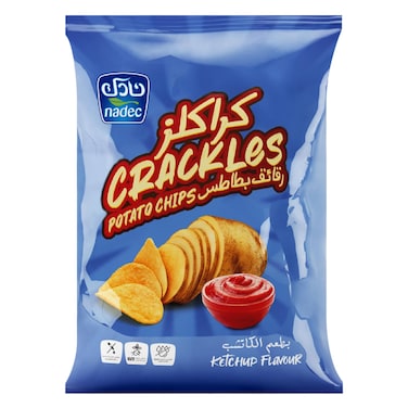 نادك كراكلز شيبس بنكهة الكاتشب 40 جرام