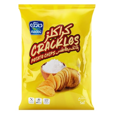نادك كراكلز شيبس البطاطس بنكهة الملح 40 جرام