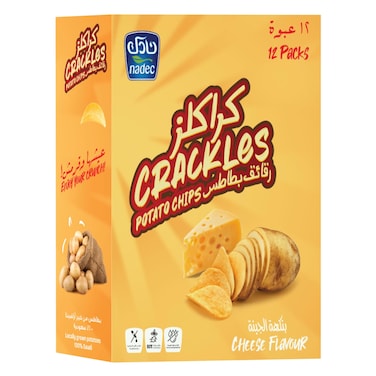 نادك كراكلز شيبس دوبلكس بنكهة الجبنة 21 جرام