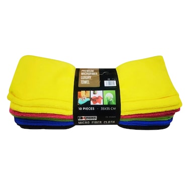 Expert Microfiber Towel 35x35 10 Pieces