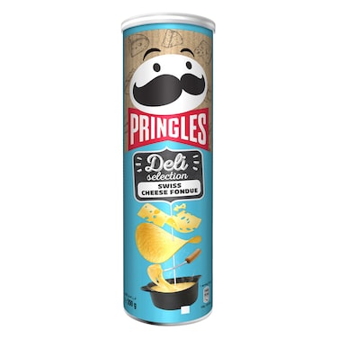Pringles Potato Crisps Swiss Cheese 200g