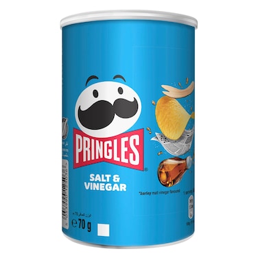 Pringles Potato Crisps Salt &amp; Vinegar 70g