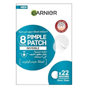 Garnier Pimple Patch &ndash; 22 Hydrocolloid Patches (10mm &amp; 12mm)