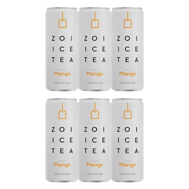 Zoi Ice Tea Mango 320ml x6