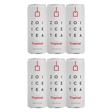 Zoi Ice Tea Tropical 320ml x6