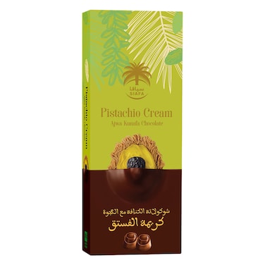 Saifa Ajwa Chocolate With Kunafa &amp; Pistachio 144g