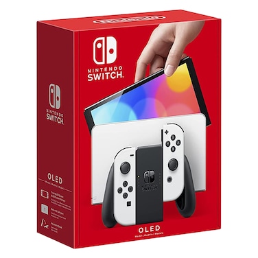 Nintendo Switch OLED Model, 64gb, White (HEGSKAAAA) International Edition
