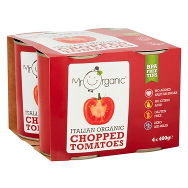 Mr Organic Organic Chopped Tomatoes 1.6kg