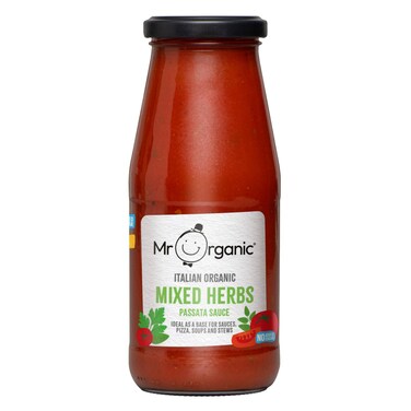 Mr Organic Mixed Herb Pasta Sauce 400g